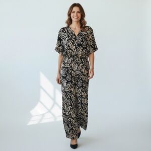 ✨Maurices Floral Wide Leg Jumpsuit 3X NWT Boho Flowy Vacation✨